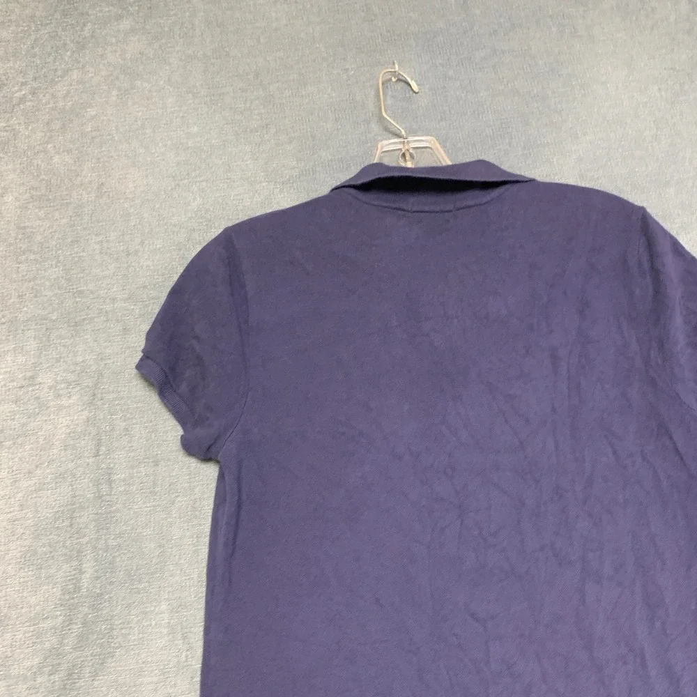 Polo Ralph Lauren Shirt Mens Small Blue Hi Lo Hem Performance Golf Skinny Fit